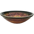 DeNovo Copper Tones Oval Glass Vessel Sink
