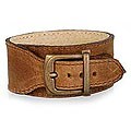 Leather 'Rugged Honey' Bracelet (Mexico)