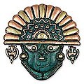 Copper 'Crowned Ai Apaec' Mask (Peru)