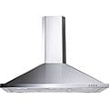 Contemporary Metropole Stainless Steel Wall Mount Range Hood
