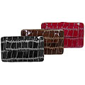 Je Veux Croc Print Frame Clutch
