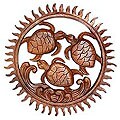 Wood 'Baby Turtles' Relief Panel (Indonesia)