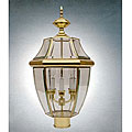 Polished Brass Outdoor Post Head Light