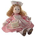 Collectible Pink Nurse Musical Doll
