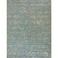 Machine-made Amber Blue/ Gold Rug (2' x 3')