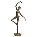 Standing Ballerina Cast Bronze Sculpture