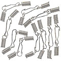 Compelling hints on Used pro tools Hd System Silverplated Clasp and Coil Necklace Ends (Pack of 10)