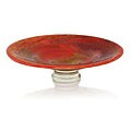 Murano Hand-blown 'Red Fire' Centerpiece (Brazil)