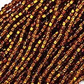 Smokey Quartz Foil-lined Czech 11/0 Seed Beads (Case of 4000)