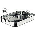 Paderno Stainless Steel 17.75-inch Roasting Pan