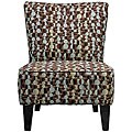 Hali Armless Orbit Brown and Blue Chair
