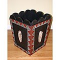 Handmade Gambo Storage Piece (Ghana)