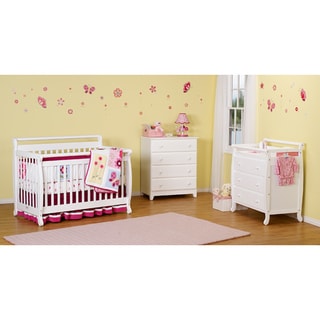 DaVinci Emily 4-in-1 Convertible Crib with Toddler Rail in White