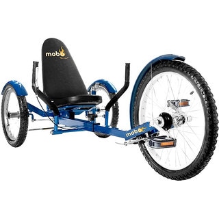 Mobo Triton Pro The Ultimate Adult Three Wheeled Blue Cruiser-Image