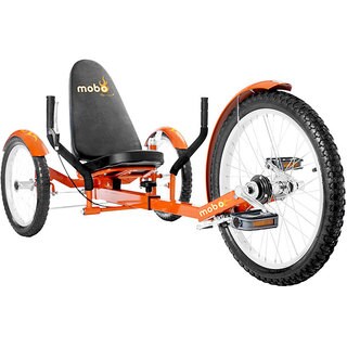 Mobo Triton Pro The Ultimate Adult Three Wheeled Orange Cruiser-Image