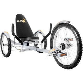 Mobo Triton Pro The Ultimate Adult Three Wheeled Silver Cruiser-Image