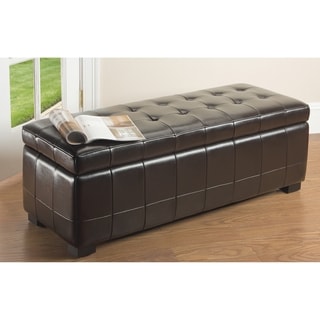 Online Specials  Safavieh Large Brown Manhattan Storage Bench