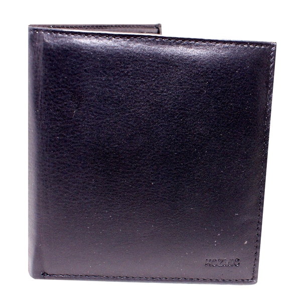 Kozmic Black Leather Wallet