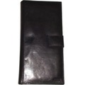 Black Leather Travel Wallet