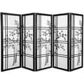 Wood and Rice Paper Bamboo Tree Shoji Screen (China)