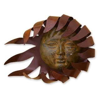 Iron 'Solar Wind' Wall Adornment , Handmade in , Handmade in Mexico