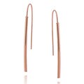Mondevio Sterling Silver Stick Drop Earrings