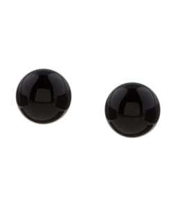 black stud earrings