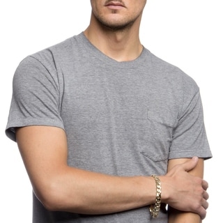 Simon Frank 14k Yellow Gold Overlay 8-inch Cuban Bracelet 12mm