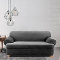 Stretch Stripe 2-piece T-cushion Sofa Slipcover