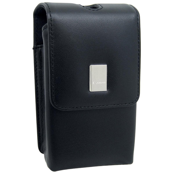 Black Canon PSC-55 Deluxe Leather Top-loading Camera Carrying Case