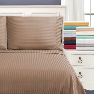 Egyptian Cotton 650 Thread Count Striped Pillowcase Set
