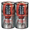 Rechargeable Size C NiMH Batteries (2-pack)