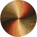 Hand-tufted Swirl Wool Rug (8' Round)