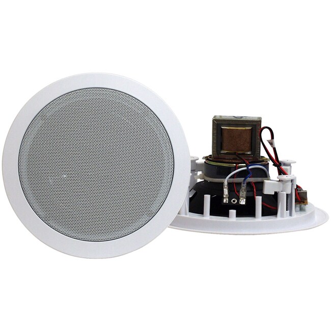 PylePro 8-inch In-ceiling Speakers and Transformer