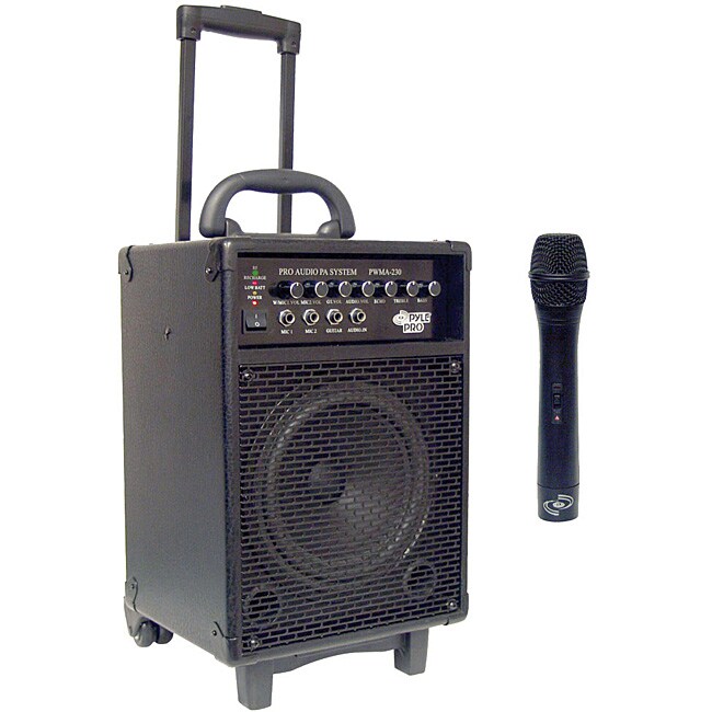Pyle PWMA230 200-watt Wireless Battery-powered PA System