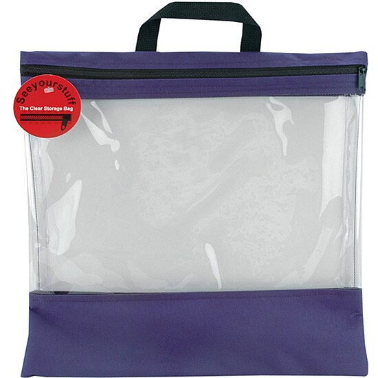 Seeyourstuff Clear Storage Tote Bags Overstock Shopping Big
