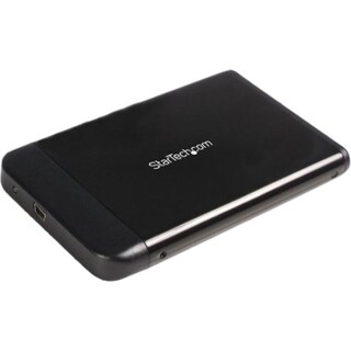 StarTech.com 2.5in Black USB 2.0 External Hard Drive Enclosure for SA