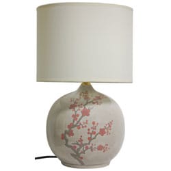 --->  20-inch Cherry Blossom Vase Lamp (China)