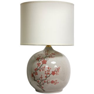 20-inch Cherry Blossom Vase Lamp (China)
