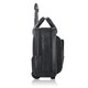 Solo Black Leather Rolling 15-inch Laptop Case