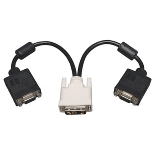 Tripp Lite DVI to VGA Y Splitter Cable Adapter