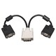 Tripp Lite DVI to VGA Y Splitter Cable Adapter