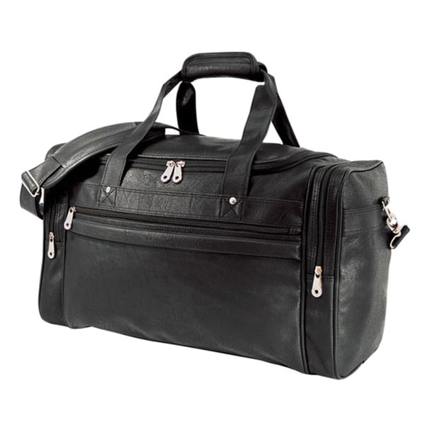 G Pacific by Traveler&#39;s Choice 21-inch Koskin Man-made Leather Carry On Sport Duffel Bag ...
