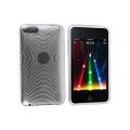 Eforcity Clear White TPU Rubber Skin Case for iPod Touch Gen 2/3