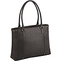 SOLO Women's 15.6-inch Espresso Leather Laptop Tote