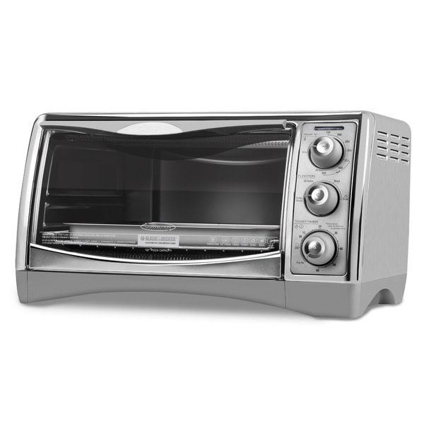 Black & Decker Stainless Steel 6-Slice Countertop Convection Oven ...