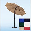 Lauren & Company Fiberglass Olefin Crank and Tilt 9-foot Umbrella