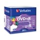 Verbatim DVD+R 4.7GB 16X White Glossy Inkjet Printable with Branded H