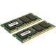 Crucial 2GB kit (1GBx2), 200-pin SODIMM, DDR2 PC2-6400 memory module