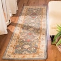 Handmade Legacy Light Blue Wool Runner (2'3 x 10')